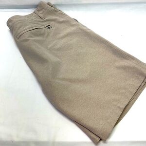 Hurley Lightweight Casual Shorts Men Sz 32 Khaki Golf‎ Athletic Comfortable